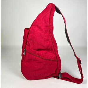 Vintage AmeriBag Healthy Back Bag Crossbody Sling Backpack Red Nylon